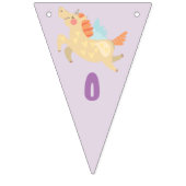 Unicorn Dreams Custom Party Bunting Flags Banner (Tweede vlag)