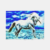 Unicorn Dreams Fleece Blanket (Voorkant (Horizontaal))