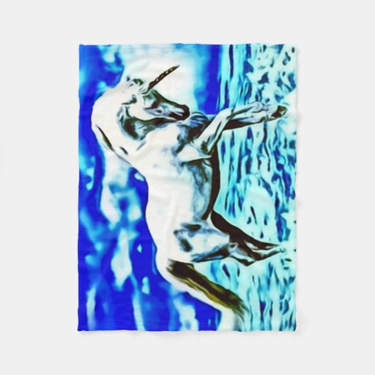 Unicorn Dreams Fleece Blanket Deken (Voorkant)