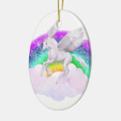 Unicorn Dreams Keramisch Ornament (Links)