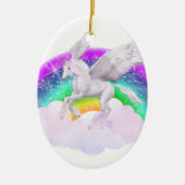 Unicorn Dreams Keramisch Ornament (Voorkant)
