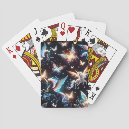 Unicorn Dreams Pokerkaarten (Achterkant)