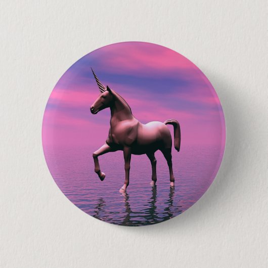 Unicorn Dreams Ronde Button 5,7 Cm (Voorkant)
