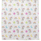 Unicorn Dreams Shower Curtain Douchegordijn (Voorkant)
