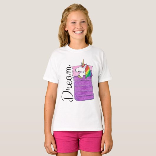 Unicorn Dreams T-shirt (Voorkant volledig)