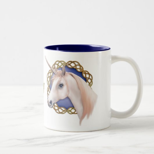 Unicorn Dreams Tweekleurige Koffiemok (Rechts)