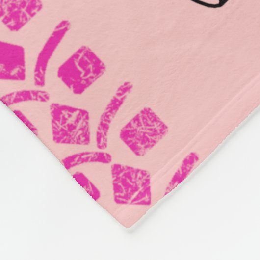 Unicorn Driving Monster Truck Groot Fleece Deken (Hoek)