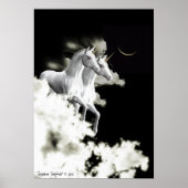 Unicorn droaming poster (Voorkant)