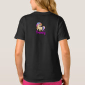 Unicorn droomend regenboogkinderen shirt (Achterkant)