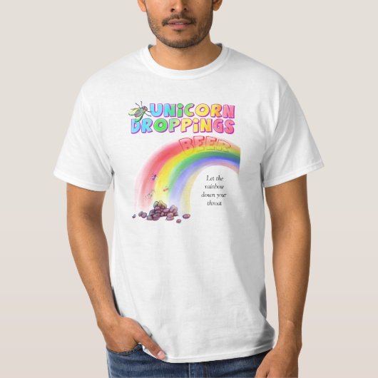 Unicorn Droppings T-shirt (Voorkant)