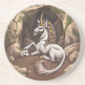Unicorn Earth Element Fantasy Art Zandsteen Onderzetter (Voorkant)