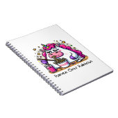 Unicorn Eating Ramen Notitieboek (Rechterzijde)