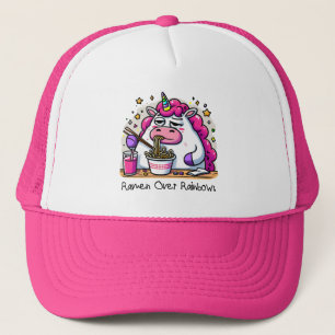 Unicorn Eating Ramen Trucker Pet