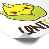 UniCORN (eenhoorn en maïs) Poster (Hoek)