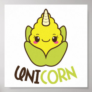 UniCORN (eenhoorn en maïs) Poster