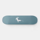 Unicorn - Einhorn Persoonlijk Skateboard (Horizontaal)