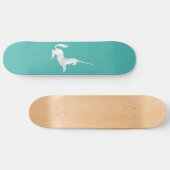 Unicorn - Einhorn Persoonlijk Skateboard (Horizontaal)