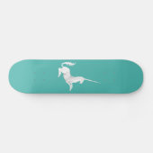 Unicorn - Einhorn Persoonlijk Skateboard (Horizontaal)