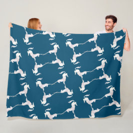 Unicorn – Einhorn – Unicorns – Einhörner Fleece Deken