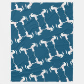 Unicorn – Einhorn – Unicorns – Einhörner Fleece Deken (Voorkant)