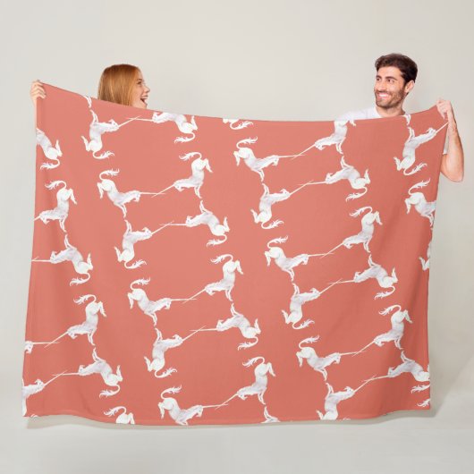 Unicorn – Einhorn – Unicorns – Einhörner Fleece Deken (In situ)