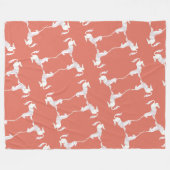 Unicorn – Einhorn – Unicorns – Einhörner Fleece Deken (Voorkant (Horizontaal))