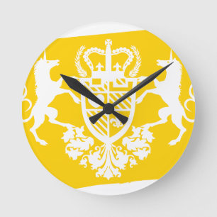 UNICORN_Emblem Ronde Klok