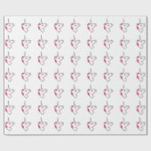 unicorn emoji cadeaupapier (Vlak)