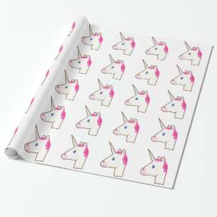 Unicorn emoji cadeaupapier
