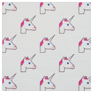 unicorn emoji fabric stof