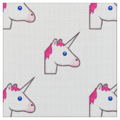 unicorn emoji fabric stof (Close Up)