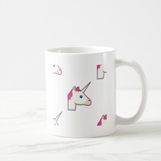 unicorn emoji koffiemok (Rechts)