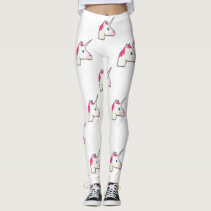 unicorn emoji leggings