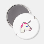 unicorn emoji magneet (Voorkant / Achterkant)