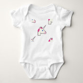 unicorn emoji romper (Voorkant)