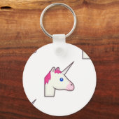 unicorn emoji sleutelhanger (Voorkant)