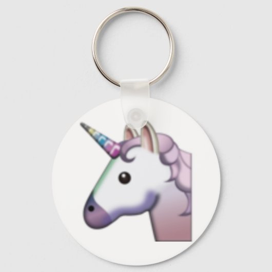 Unicorn - Emoji Sleutelhanger (Voorkant)