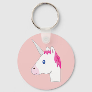 Unicorn emoji sleutelhanger