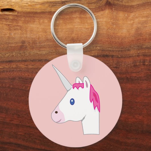 Unicorn emoji sleutelhanger (Voorkant)
