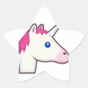 unicorn emoji ster sticker