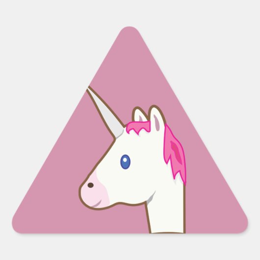 Unicorn emoji sticker (Voorkant)