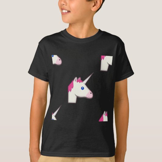 unicorn emoji t-shirt (Voorkant)