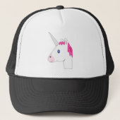 Unicorn emoji trucker pet (Voorkant)
