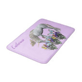 Unicorn en Butterflies Animal Badmat (Gekanteld)