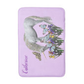 Unicorn en Butterflies Animal Badmat (Voorkant Verticaal)