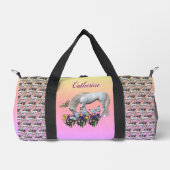 Unicorn en Butterflies Animal op maat Plunjezak (Voorkant)