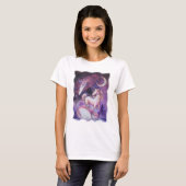 Unicorn en de Night Sky T-shirt (Voorkant volledig)