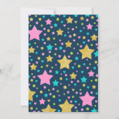 Unicorn en Dinosaur Birthday Invitation Siblings Kaart (Achterkant)