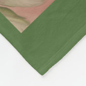 Unicorn en een Roos Art Fleece Blanket Deken (Hoek)