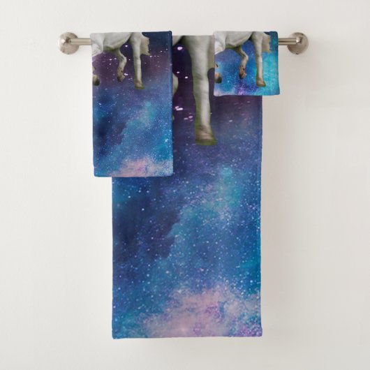 Unicorn en Galaxy Bad Handdoek (Insitu)